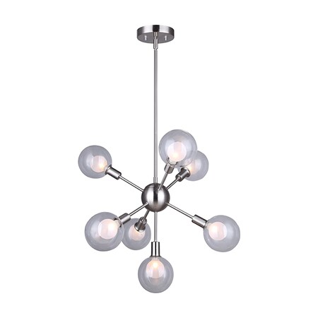 Canarm Healey, Ipl346B07Bn9, 7 Lt Rod Pendant, Double Glass, 40W Type G9, 22 IPL346B07BN9